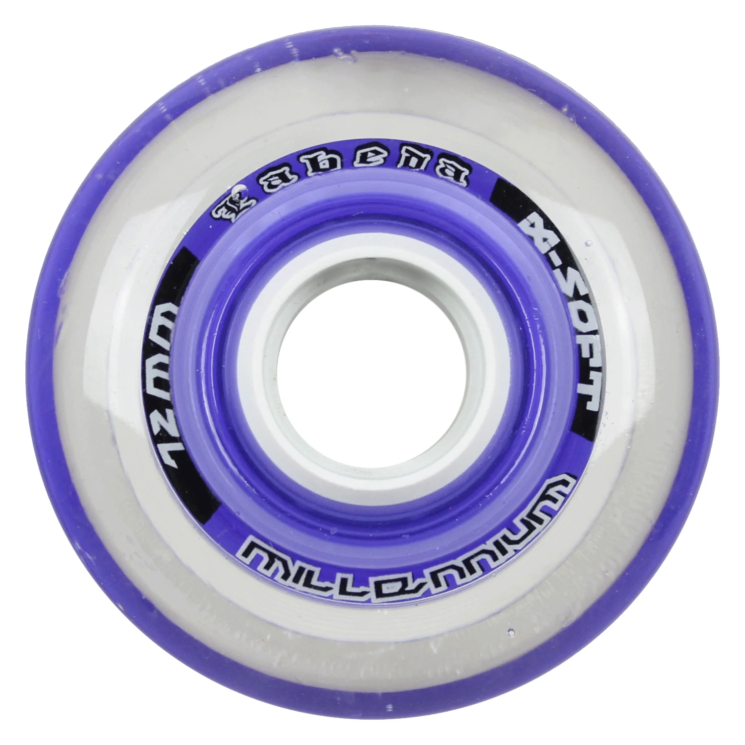 Labeda Roller Hockey Wheels - Millennium Gripper 72mm 74A Purple (Single)