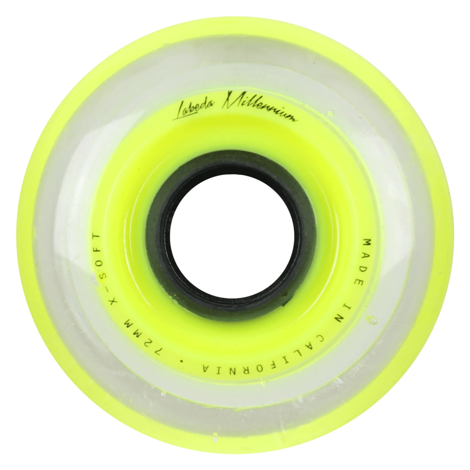 Labeda Roller Hockey Wheels - Millennium Gripper 72mm 74A Yellow (4-Pack) - Image 2