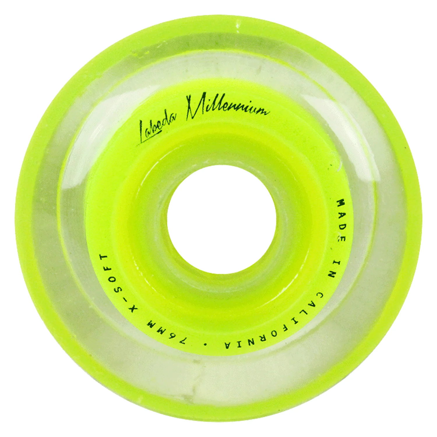 Labeda Roller Hockey Wheels - Millennium Gripper 76/80 HiLo 74A Green (8-Pack) - Image 3