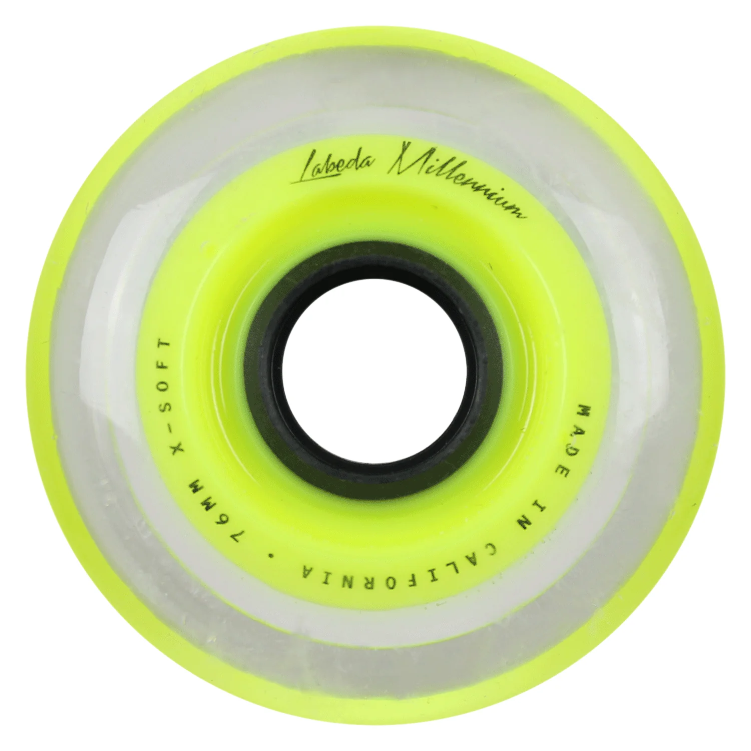 Labeda Roller Hockey Wheels - Millennium Gripper 76/80 HiLo 74A Yellow (8-Pack) - Image 3