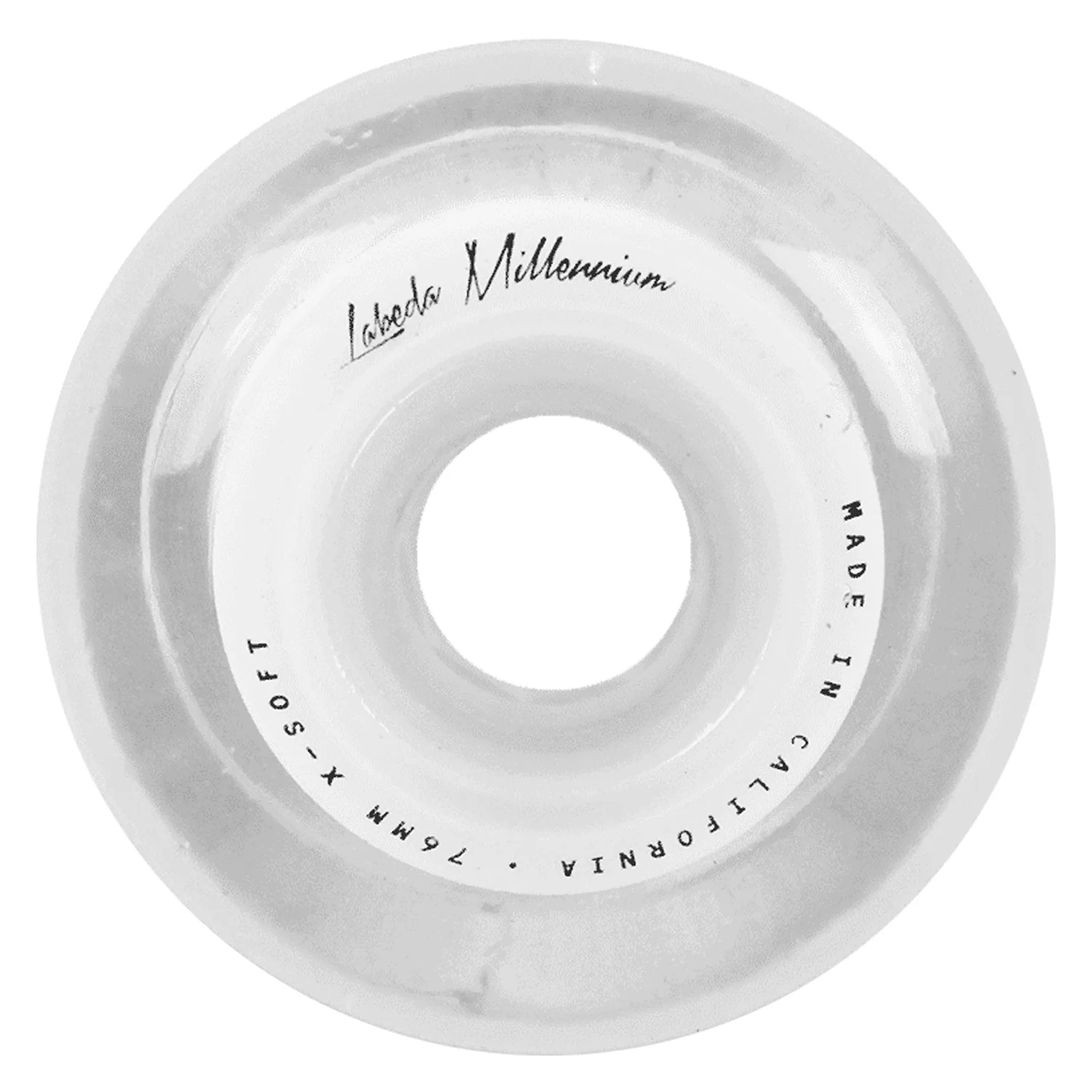Labeda Roller Hockey Wheels - Millennium Gripper 76mm 74A White (8-Pack) - Image 2