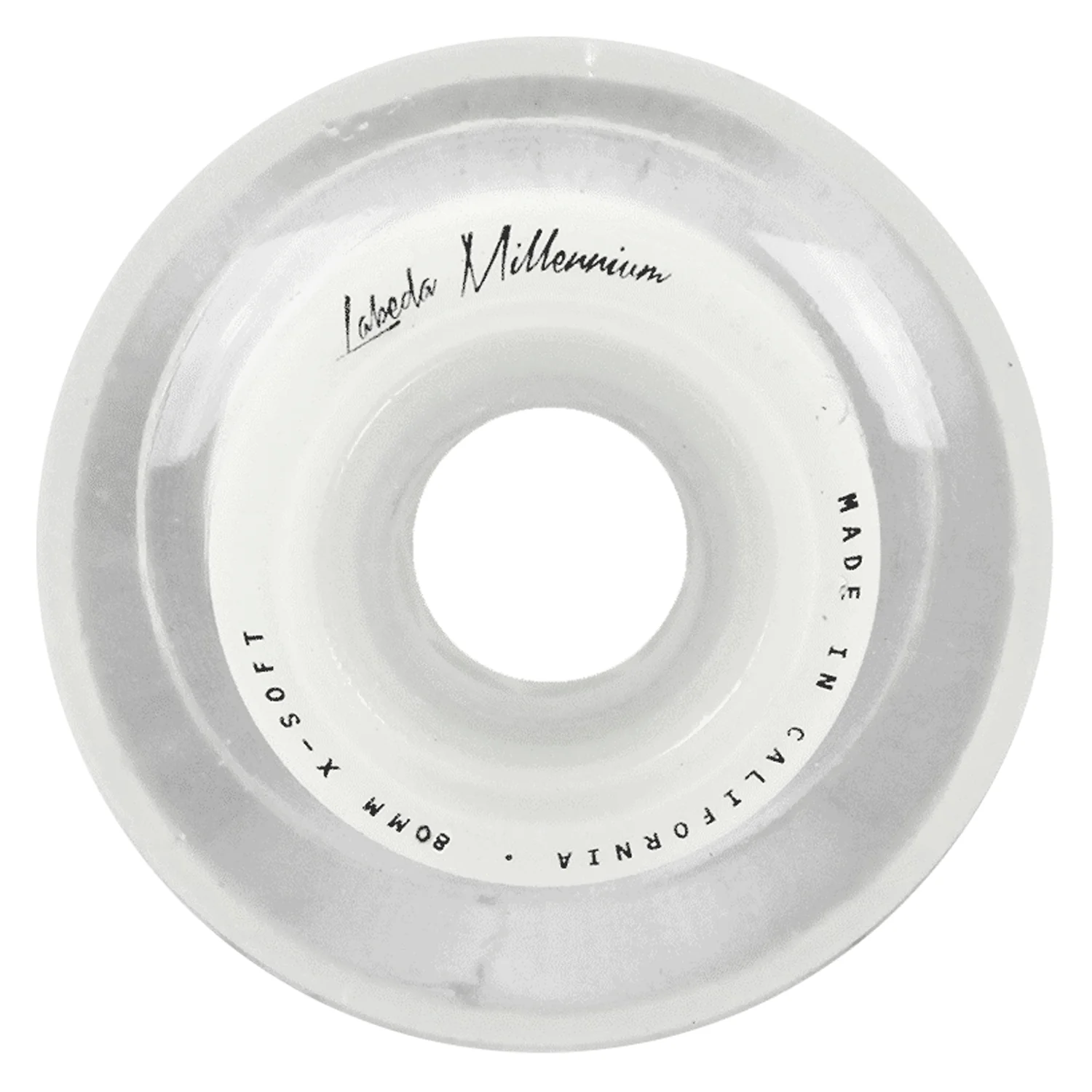 Labeda Roller Hockey Wheels - Millennium Gripper 80mm 74A White (4-Pack) - Image 2