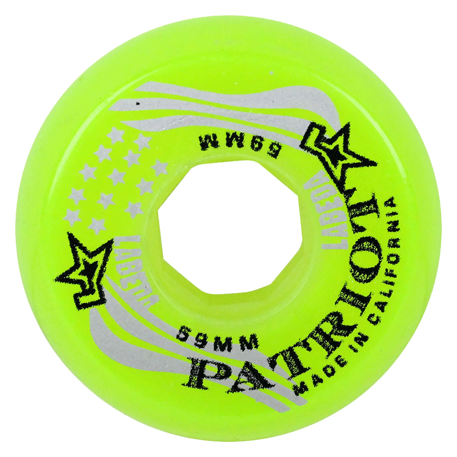 Labeda Roller Hockey Wheels - Patriot Goal 59mm 82A Green (5-Pack) - Image 2