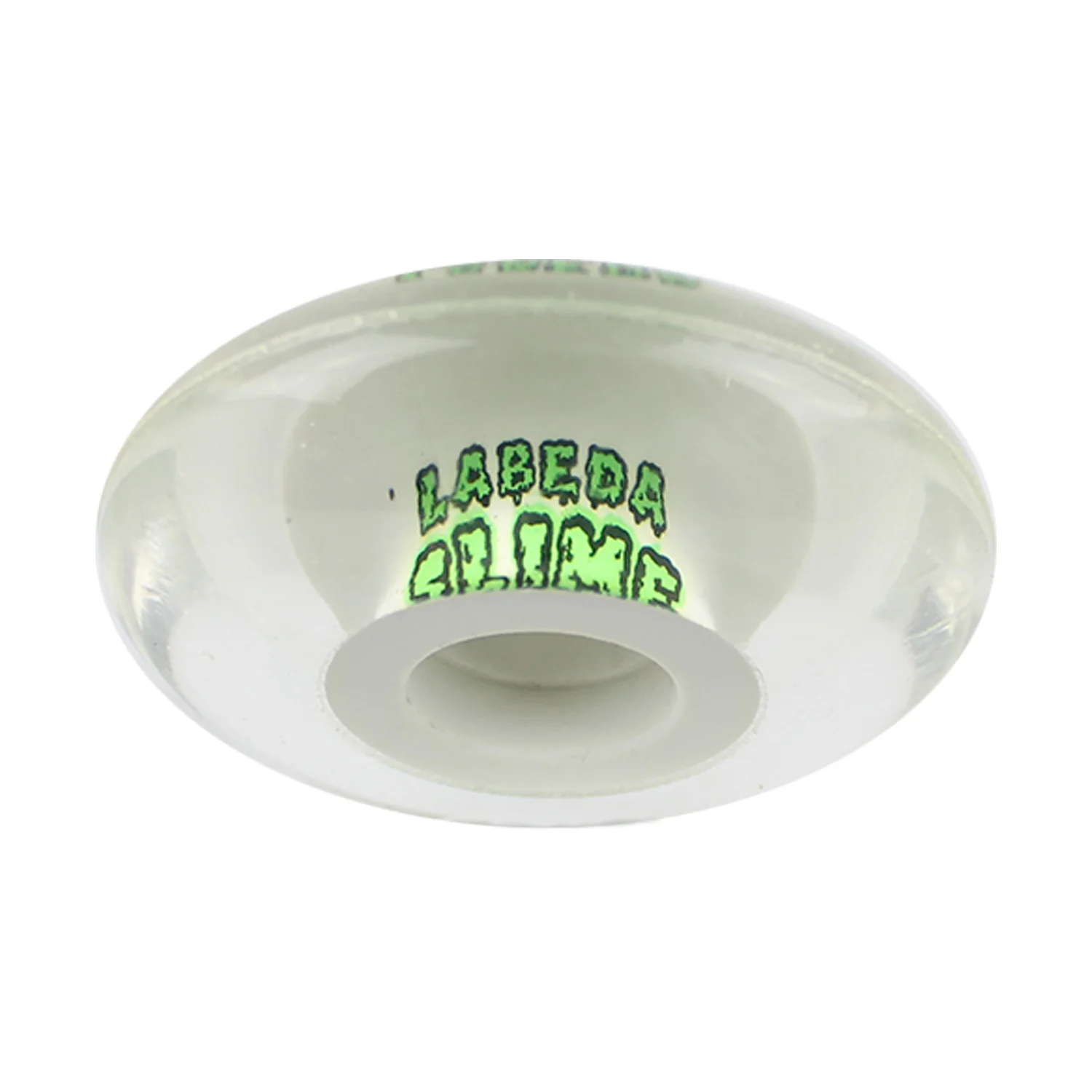 Labeda Roller Hockey Wheels - Slime 80mm 76A White (Single) - Image 3