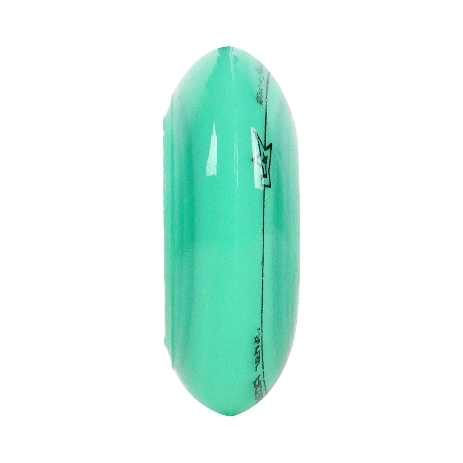 Labeda Roller Hockey Wheels - Union 72mm 74A Teal (4-Pack) - Image 3