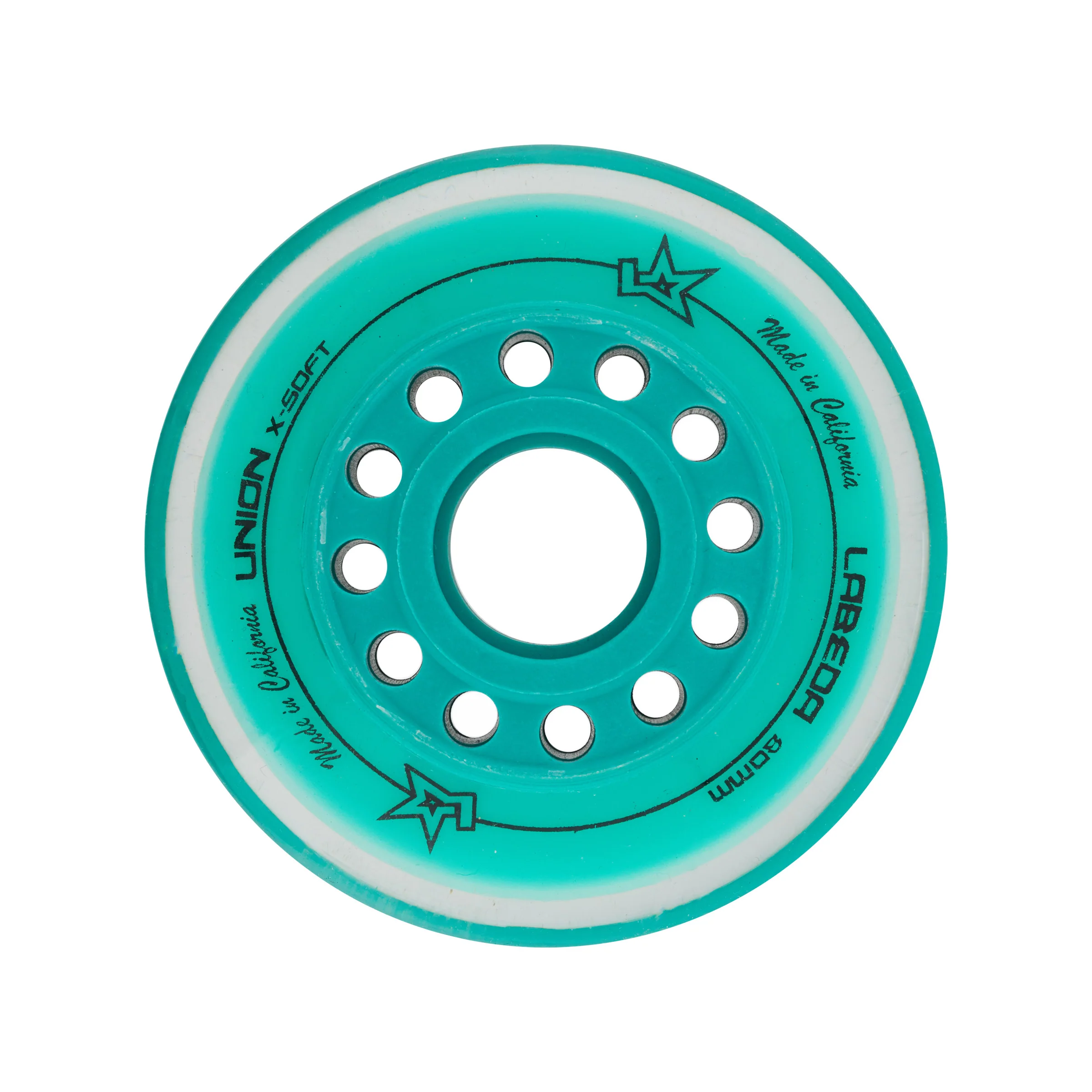 Labeda Roller Hockey Wheels - Union 80mm 74A Teal (Single)