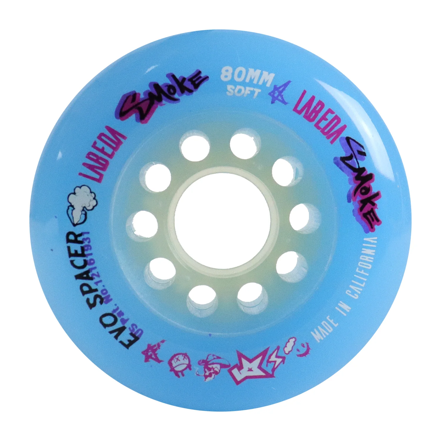 Labeda Smoke Evo Roller Hockey Wheel - Single Wheel - Choose Size and Color - Image 11