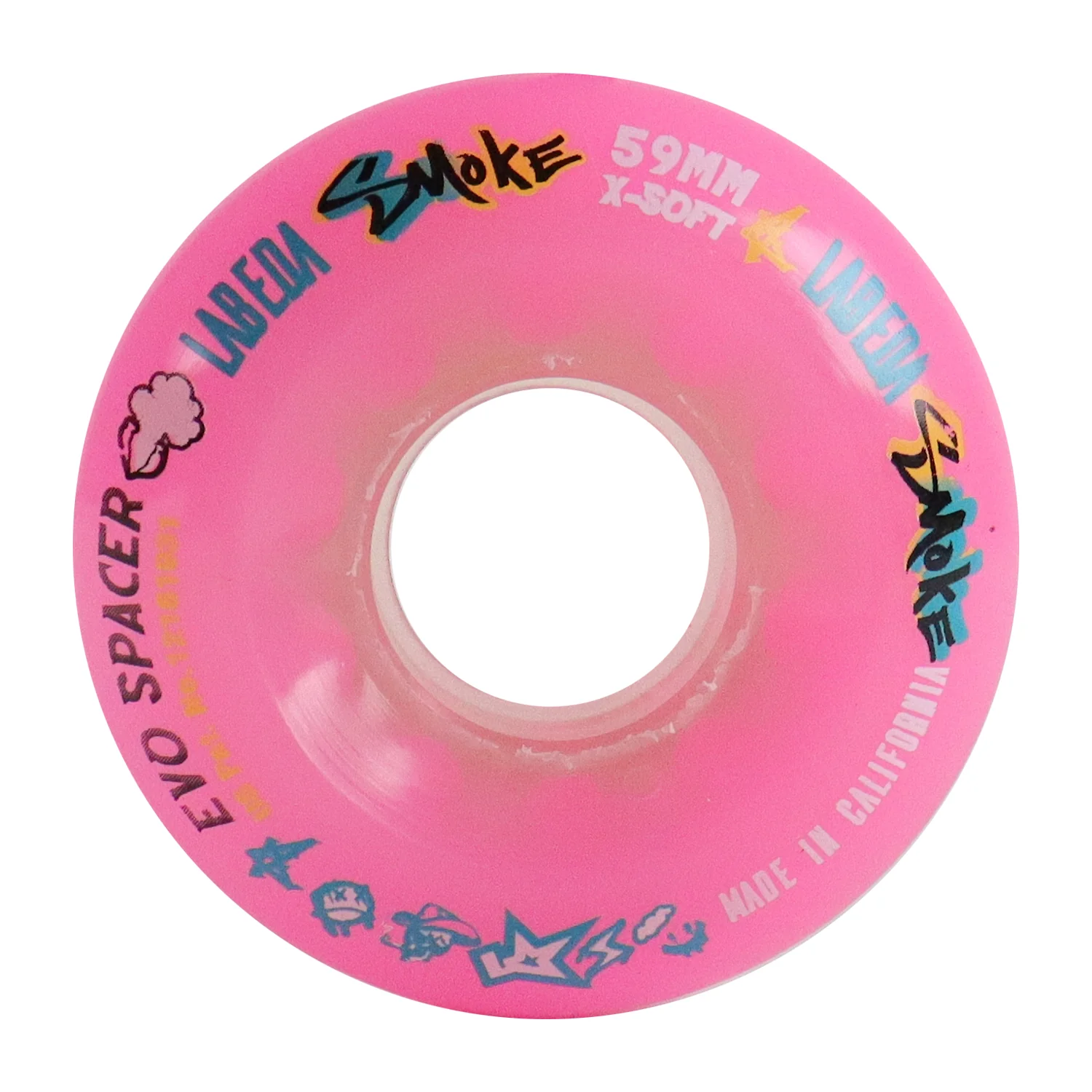 Labeda Smoke Evo Roller Hockey Wheel - Single Wheel - Choose Size and Color - Image 2