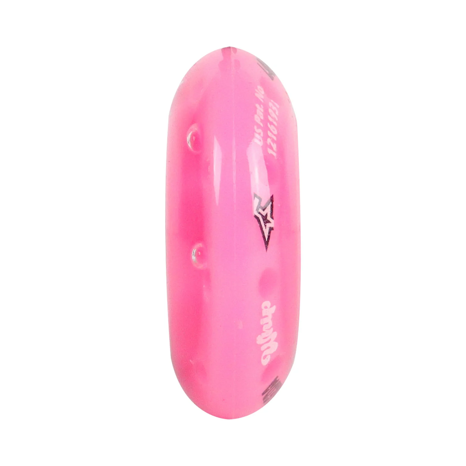 Labeda Whips Roller Hockey Wheels - Pink X-Soft 68mm - 4-Pack with Evo Spacers - Image 5