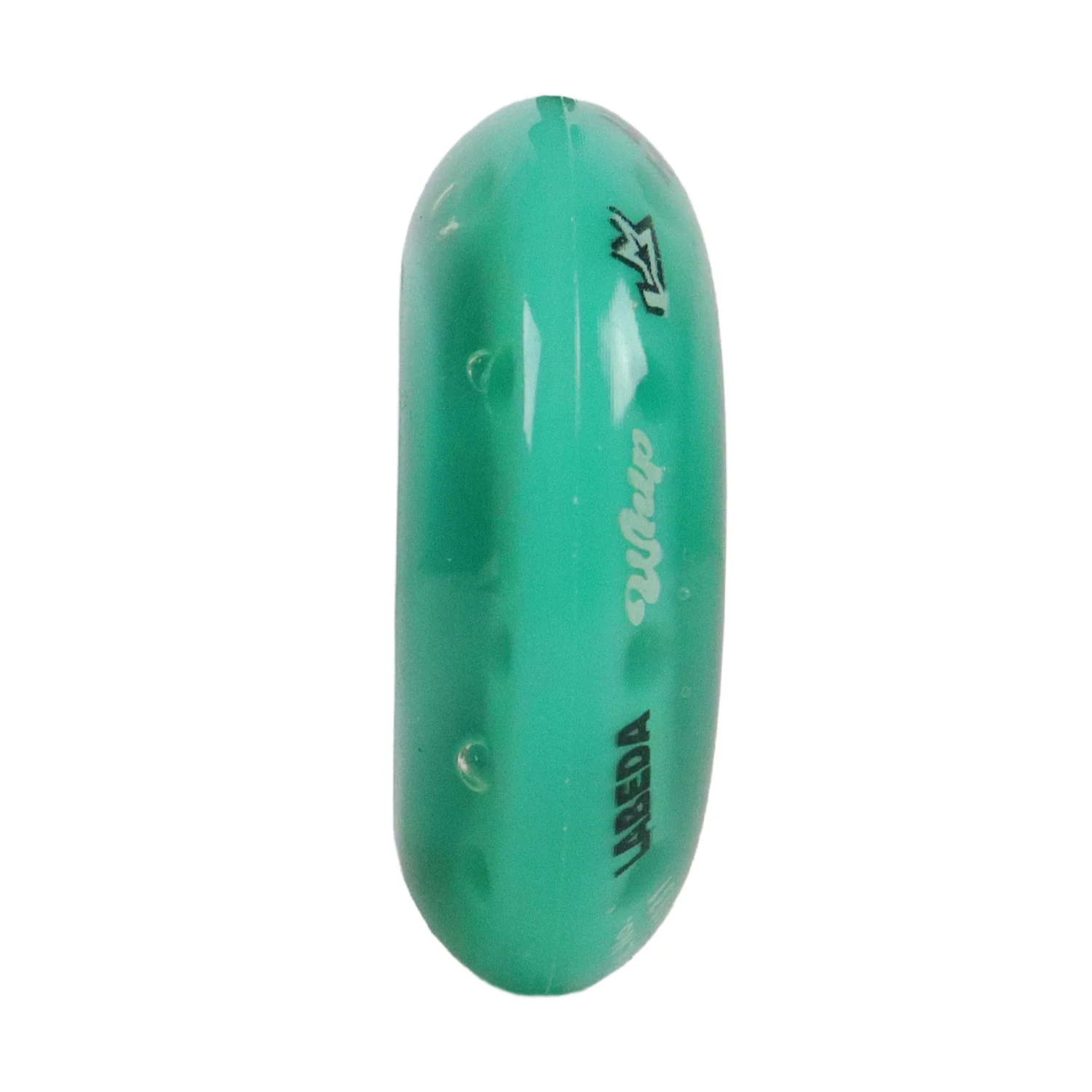 Labeda Whips Roller Hockey Wheels - Teal X-Soft 68mm - 8-Pack with Evo Spacers - Image 6