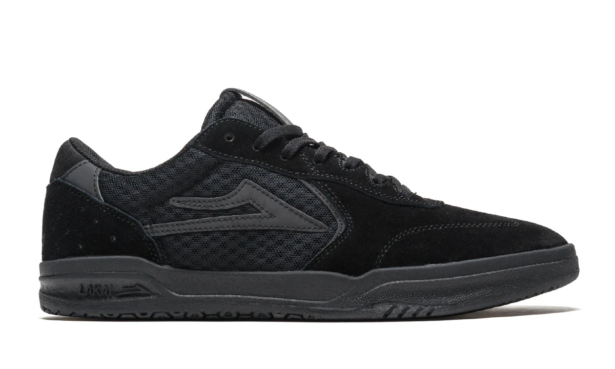 Lakai Shoes Atlantic Black/Black Suede Mens