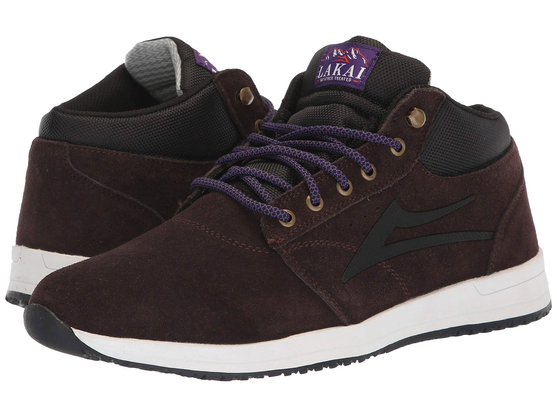 Lakai Shoes Griffin Mid Chocolate Suede
