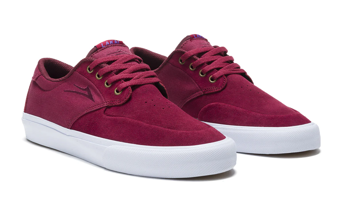 Lakai Shoes Riley Hawk 3 Cardinal Suede