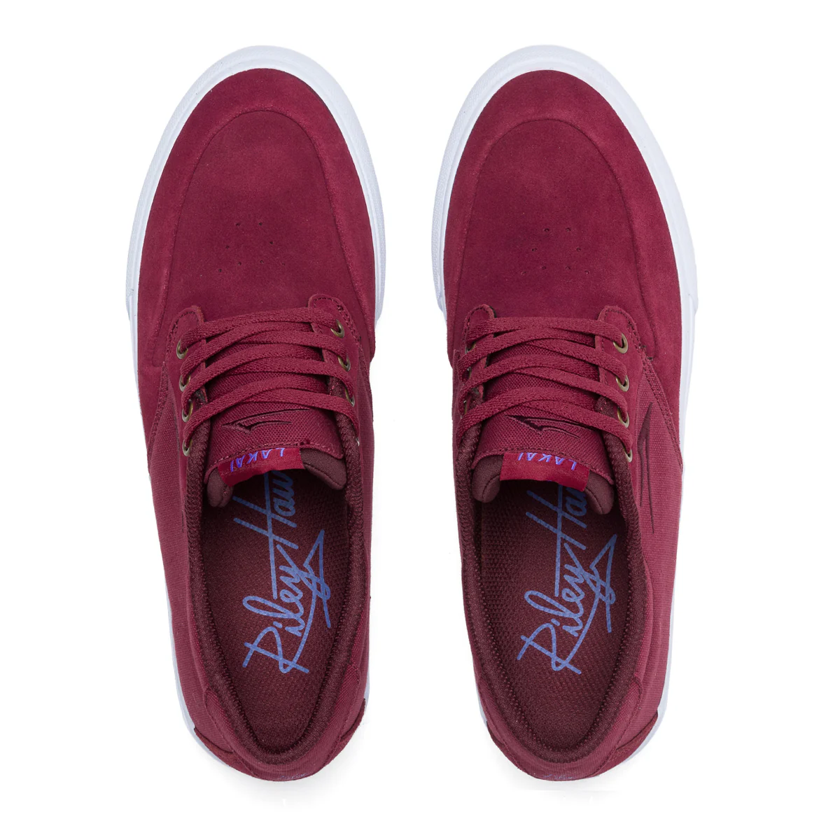 Lakai Shoes Riley Hawk 3 Cardinal Suede - Image 3