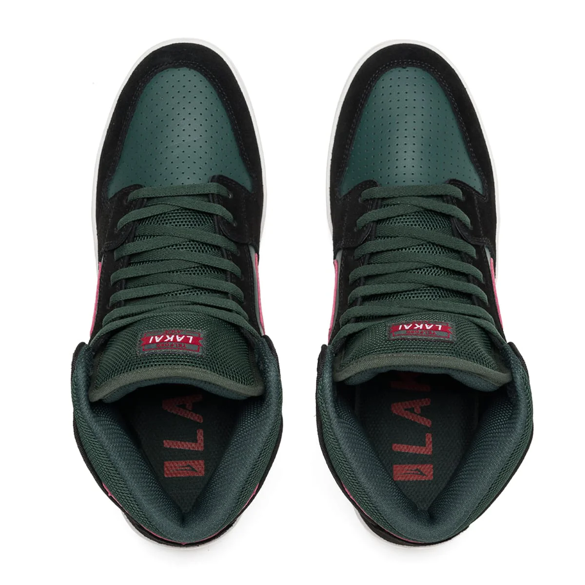 Lakai Shoes Telford Black/Pine Suede Mens - Image 3