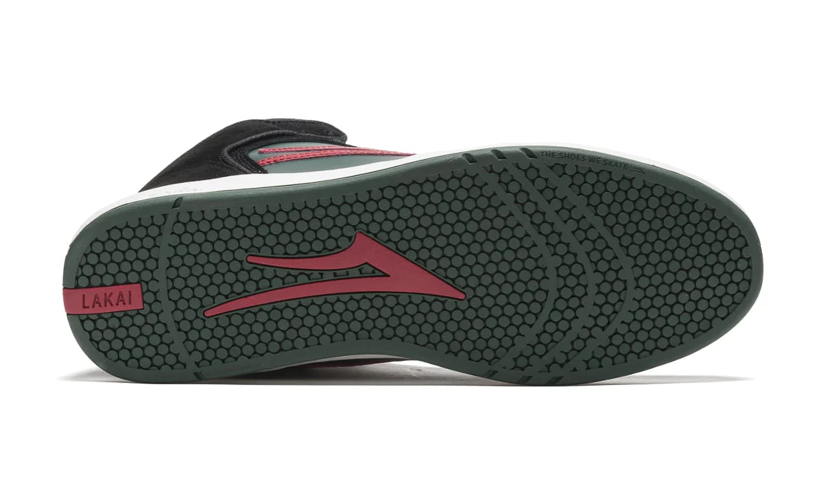 Lakai Shoes Telford Black/Pine Suede Mens - Image 4