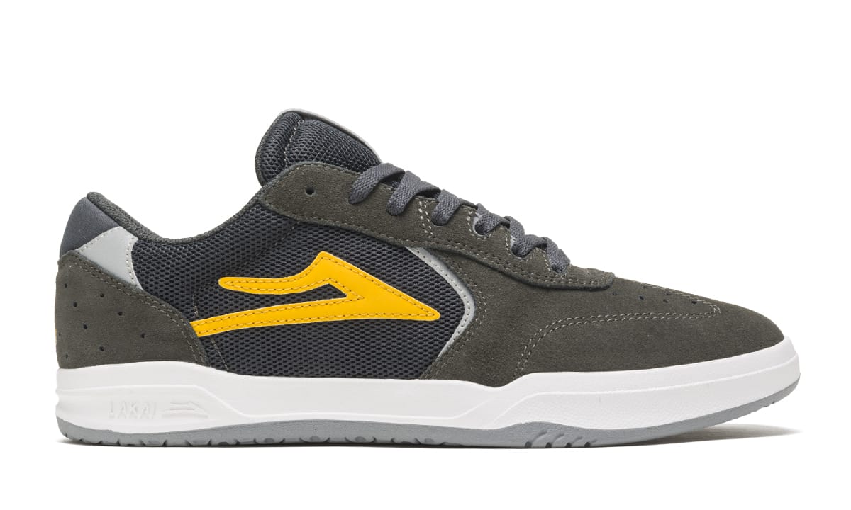 Lakai Skateboard Shoes Atlantic Charcoal Suede - Image 2
