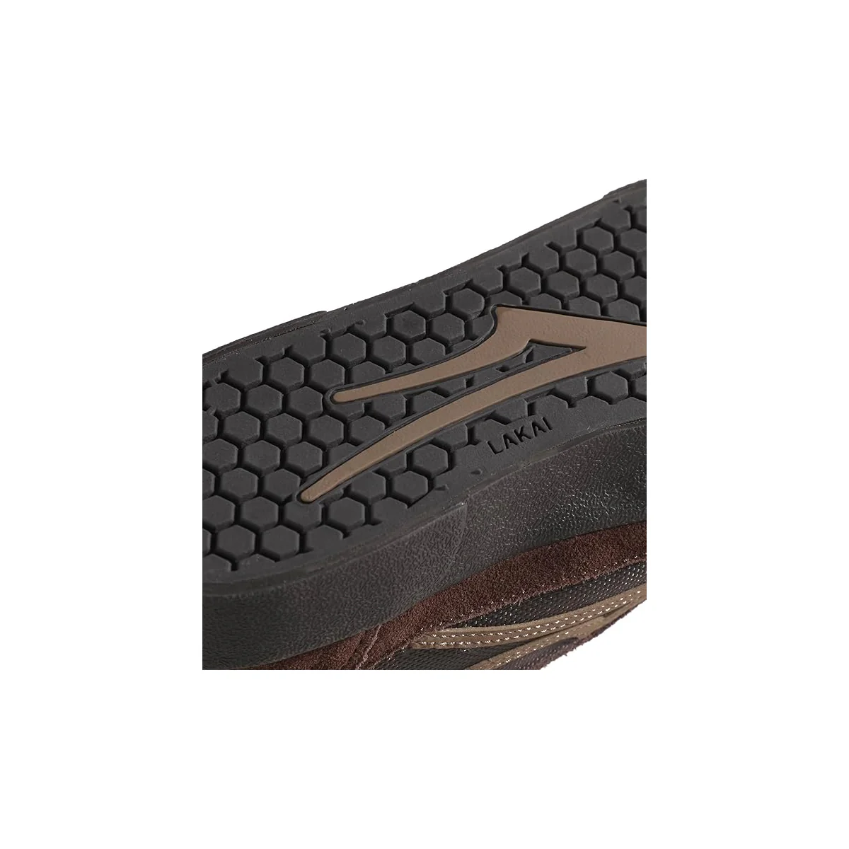Lakai Skateboard Shoes Cambridge Chestnut Suede Monochrome - Image 4