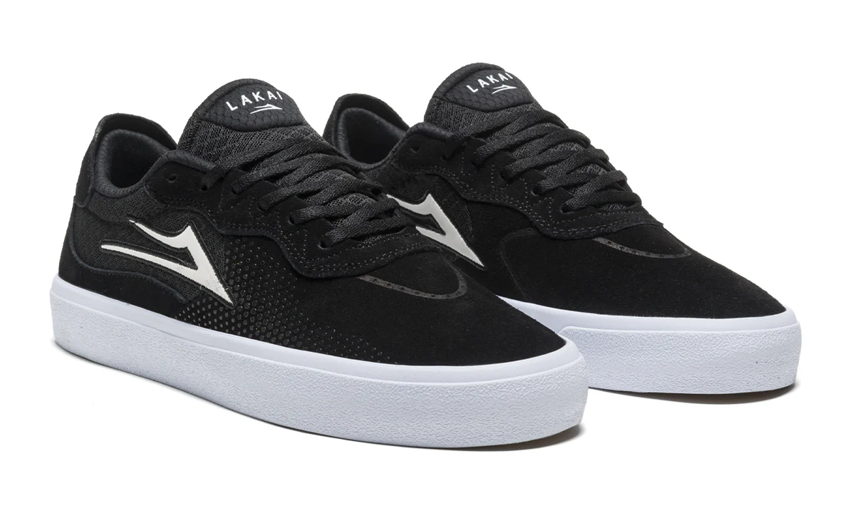 Lakai Skateboard Shoes Essex Black Suede