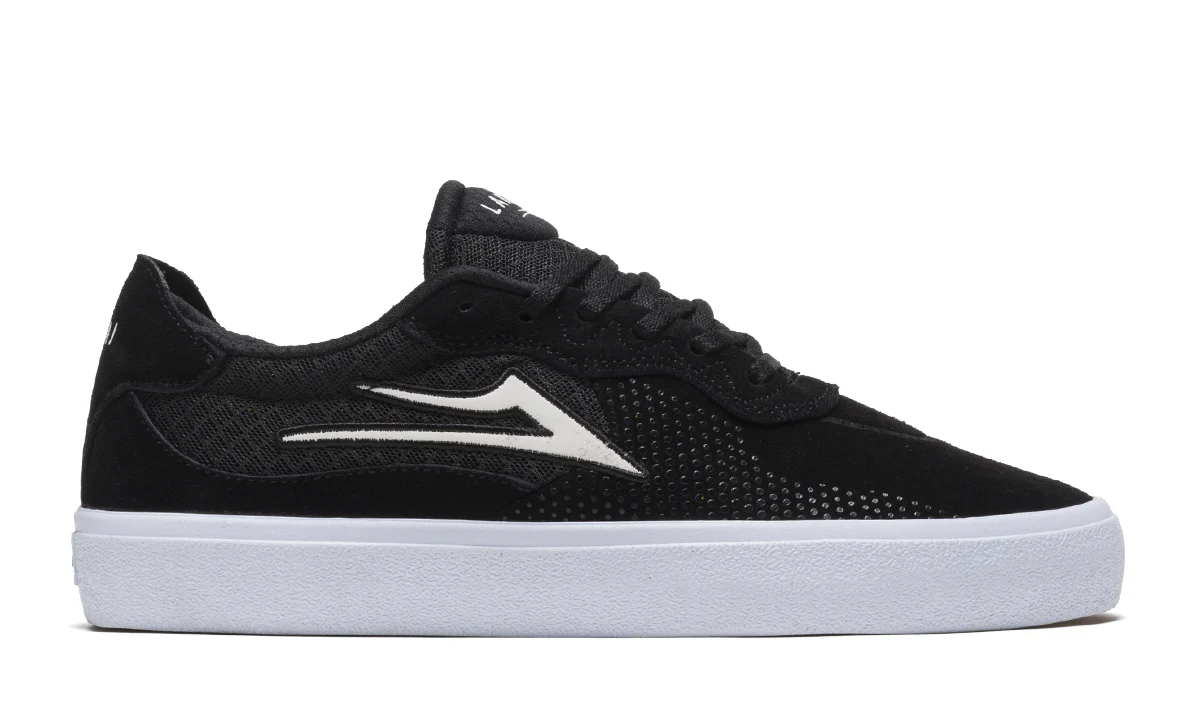Lakai Skateboard Shoes Essex Black Suede - Image 2