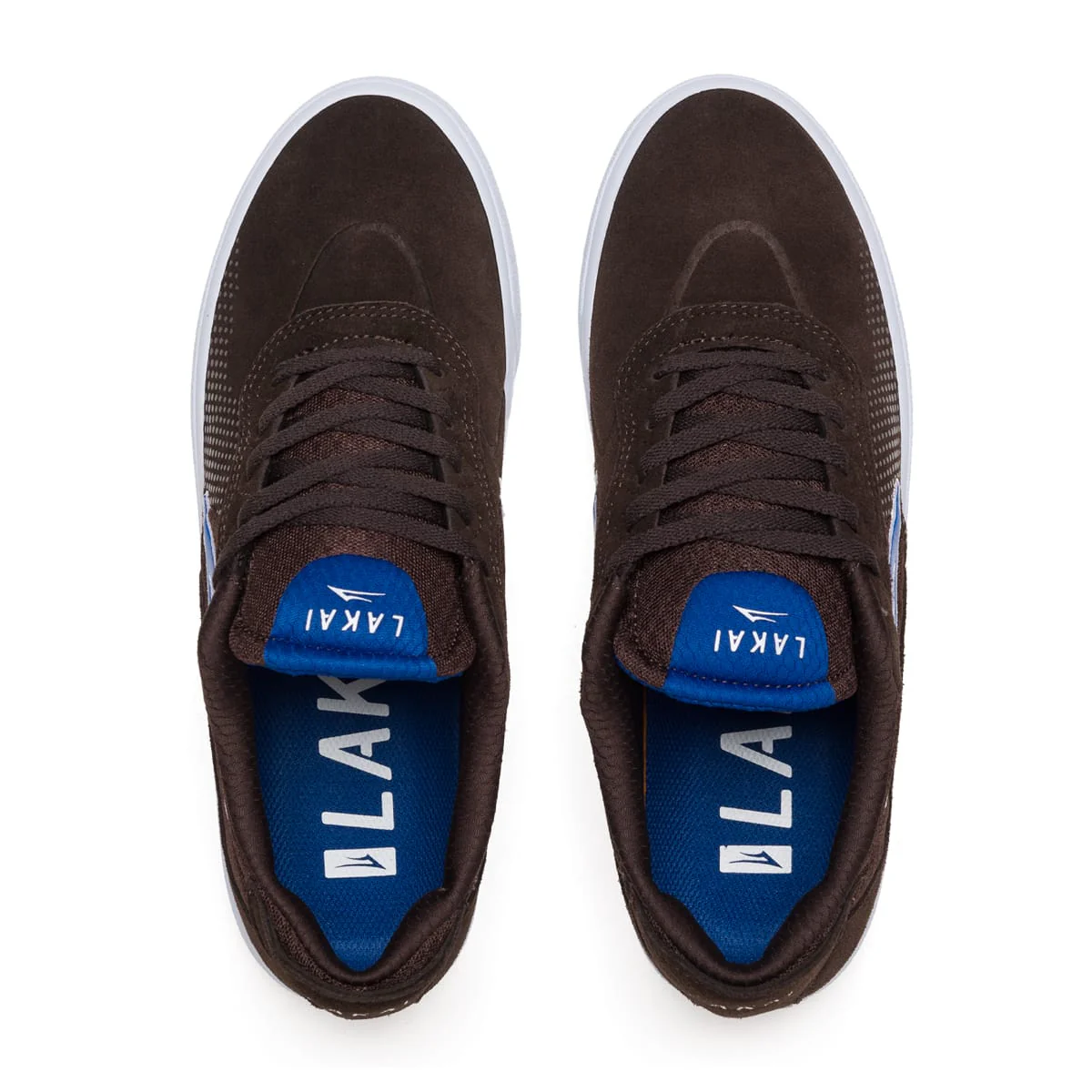 Lakai Skateboard Shoes Essex Chocolate Suede - Image 3