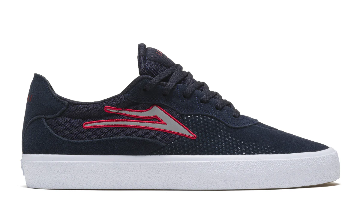 Lakai Skateboard Shoes Essex Navy Suede - Image 2