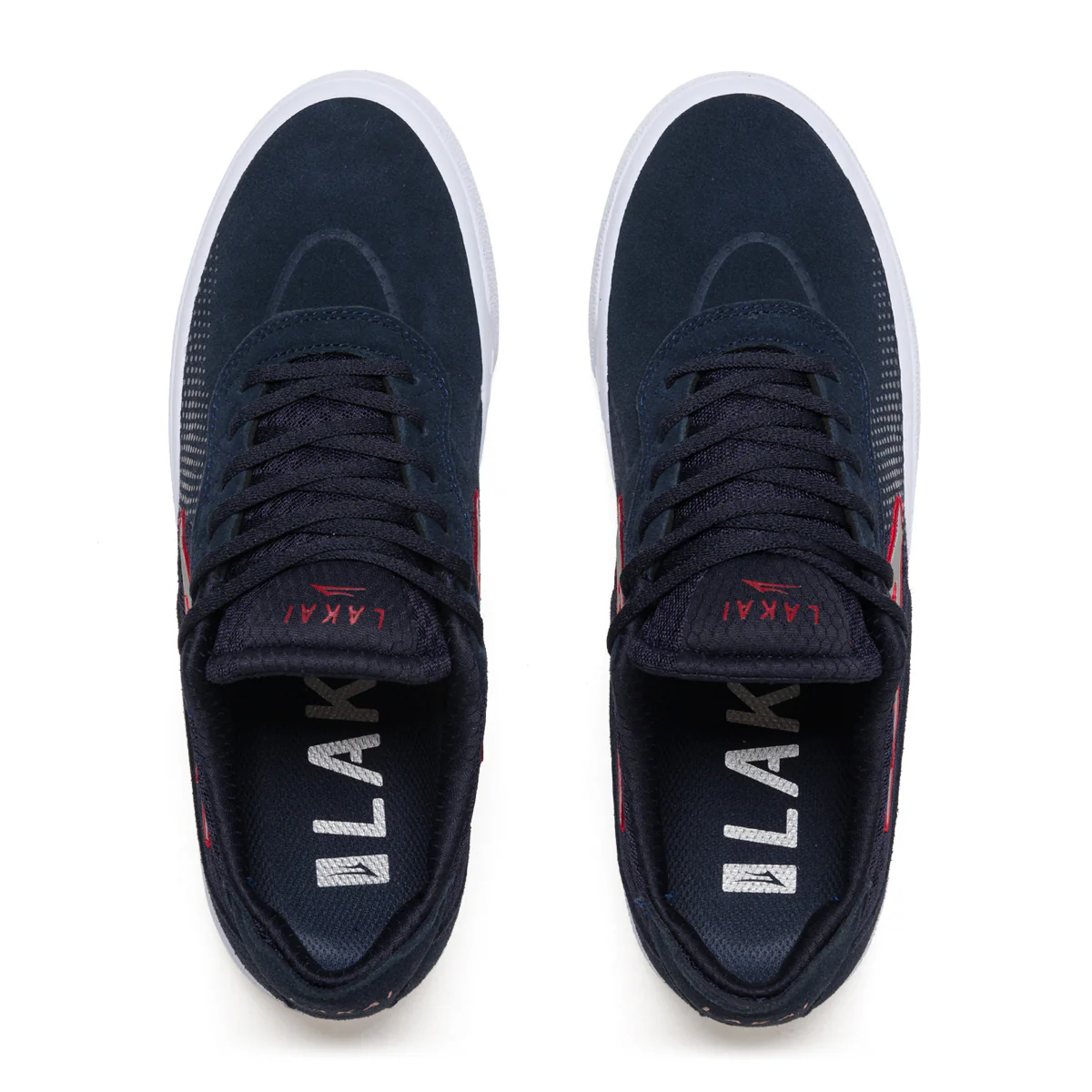 Lakai Skateboard Shoes Essex Navy Suede - Image 3