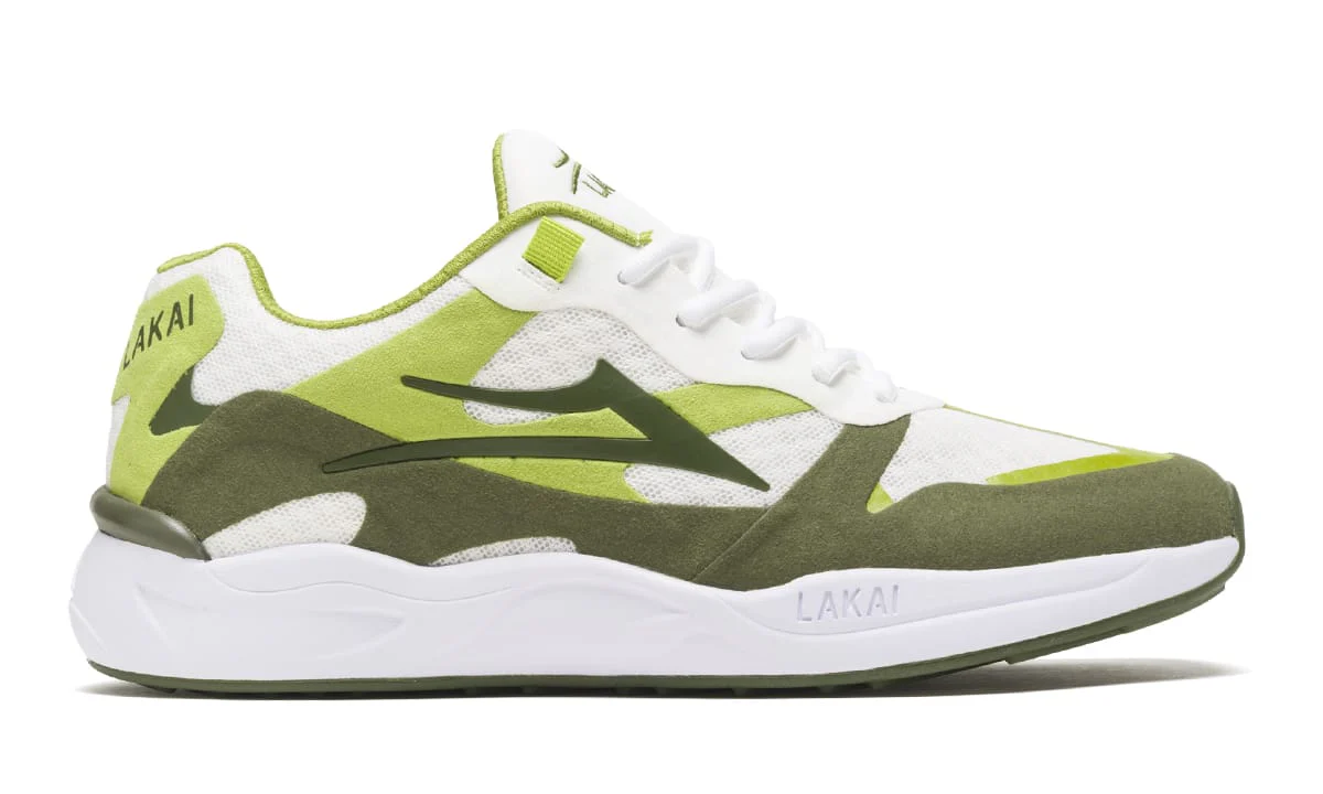 Lakai Skateboard Shoes Evo 2.0 Green Suede - Image 2