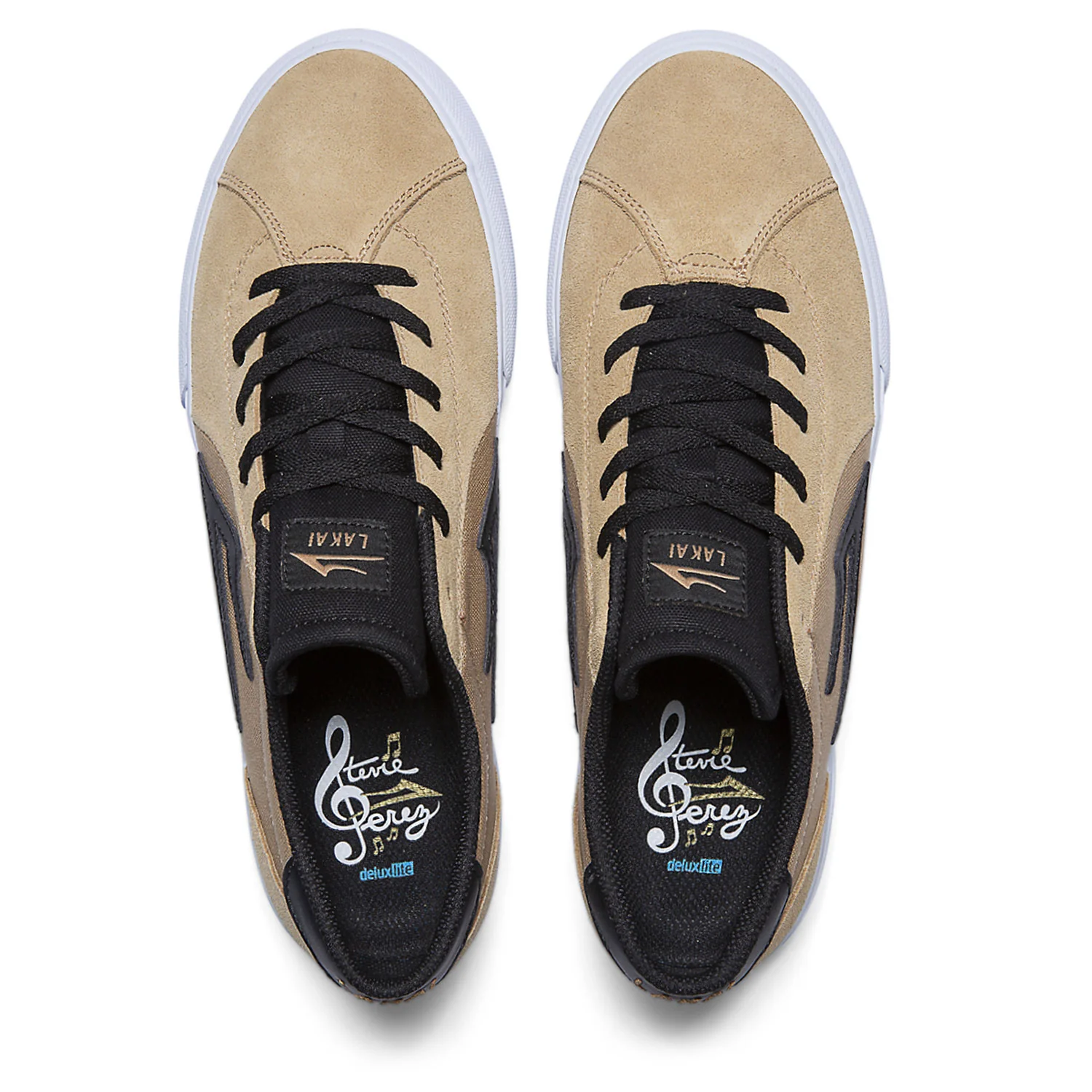 Lakai Skateboard Shoes Flaco Ii Tan Suede - Image 3