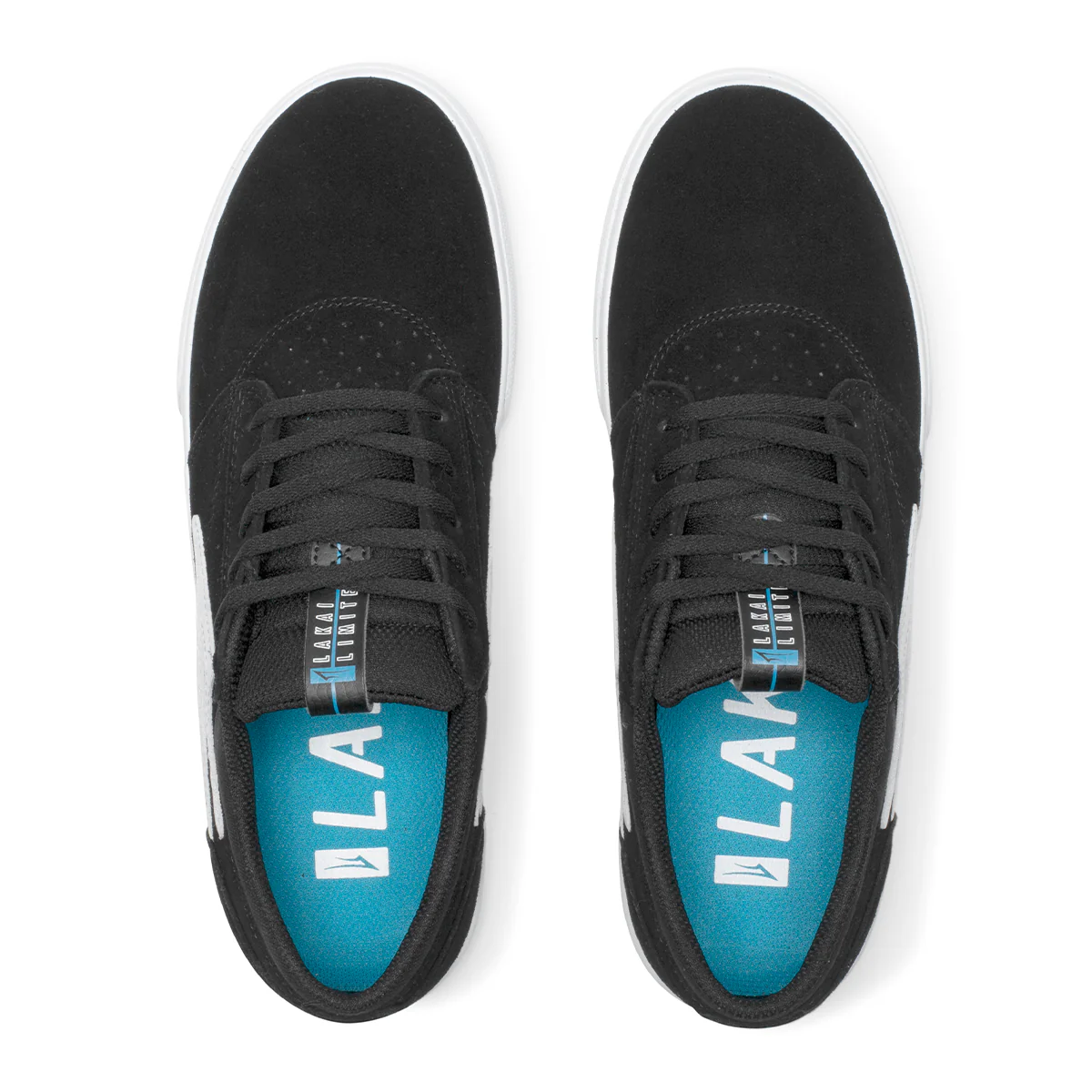 Lakai Skateboard Shoes Griffin Black Suede - Image 3
