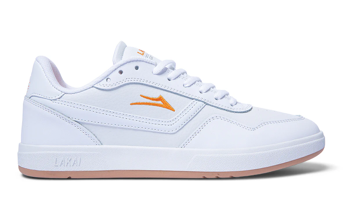 Lakai Skateboard Shoes Griffin Gass Terrace White Leather