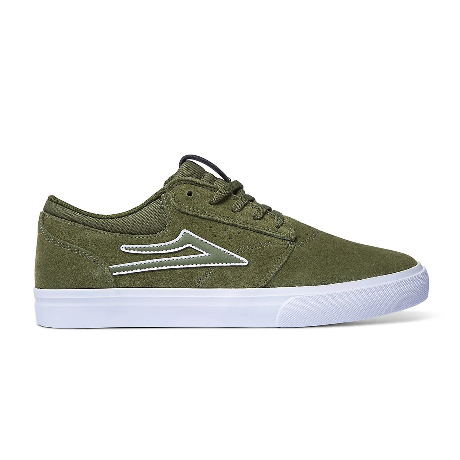 Lakai Skateboard Shoes Griffin Olive Suede - Image 2