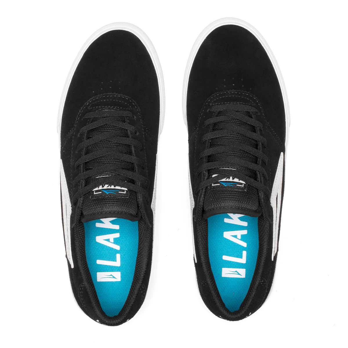 Lakai Skateboard Shoes Manchester Black Suede - Image 3
