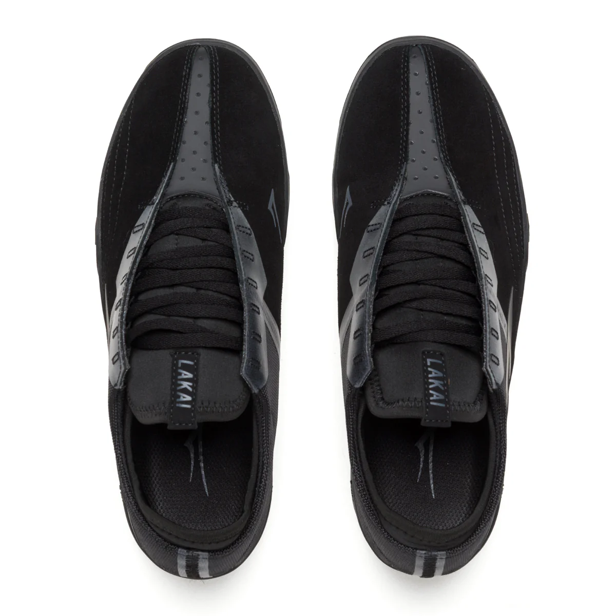 Lakai Skateboard Shoes Mod All Black Suede - Image 3