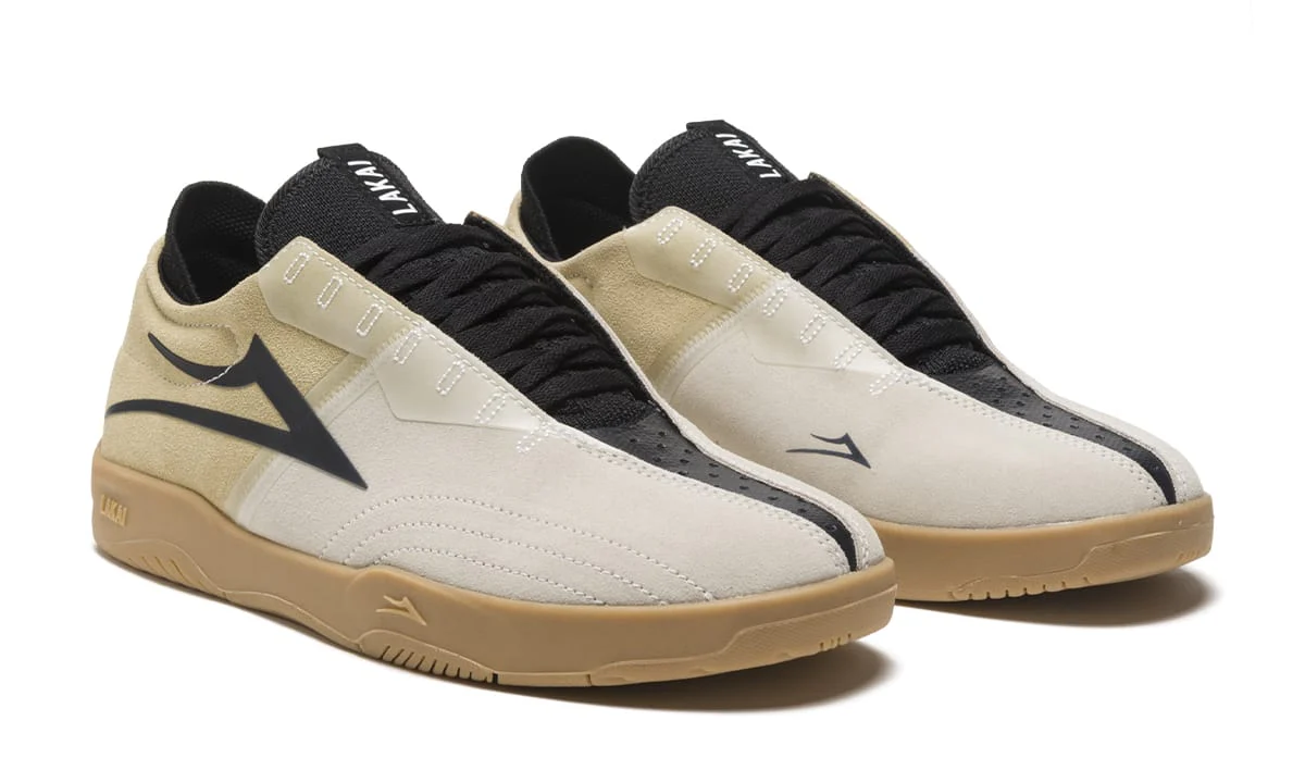 Lakai Skateboard Shoes Mod Cream Suede - Image 2