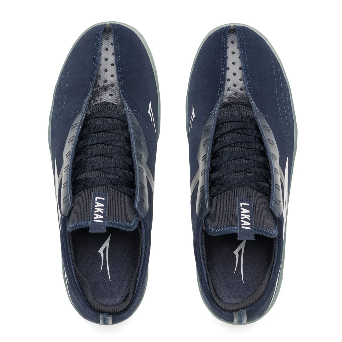 Lakai Skateboard Shoes Mod Navy Suede - Image 3