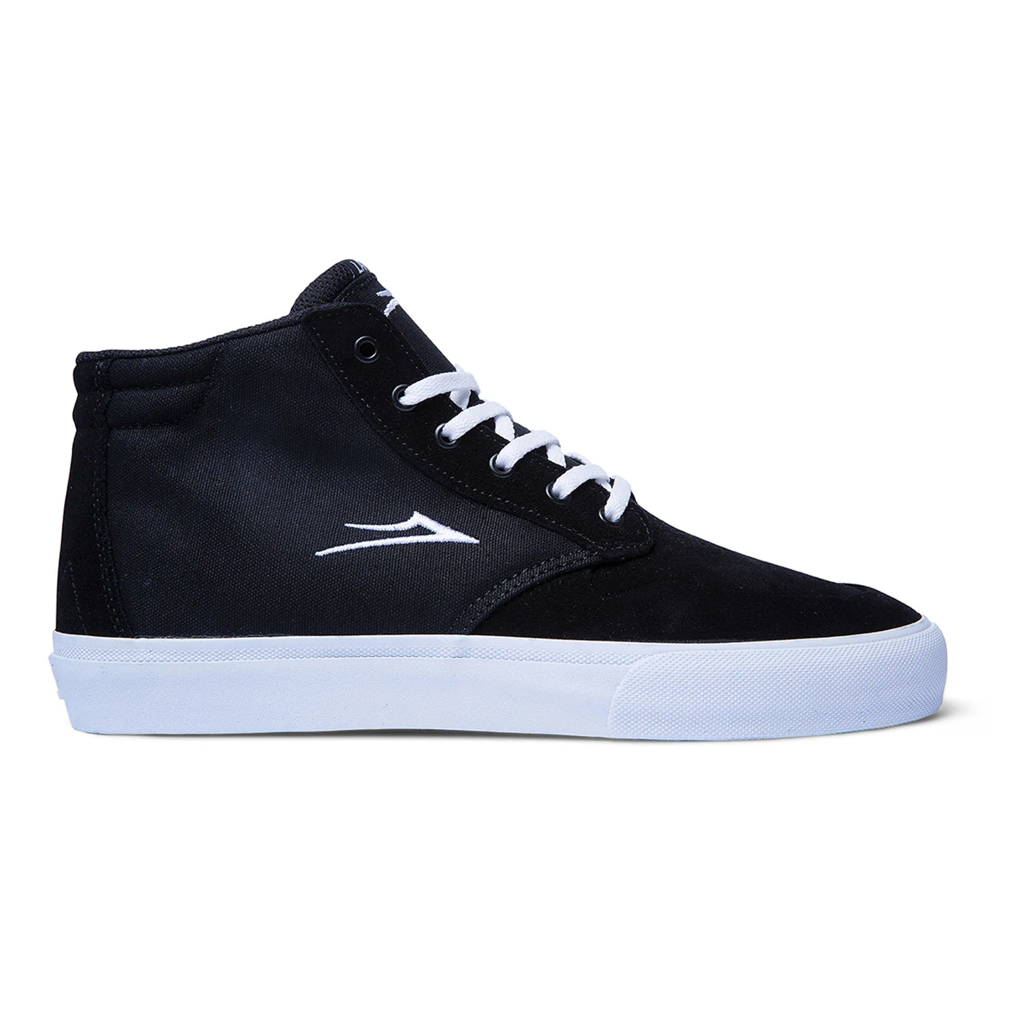 Lakai Skateboard Shoes Riley 3 High Black Suede - Image 2