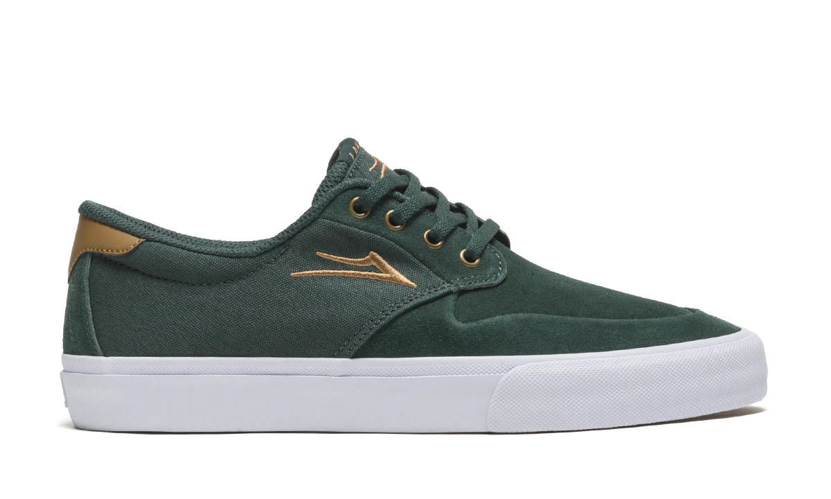 Lakai Skateboard Shoes Riley 3 Pine Suede Gold