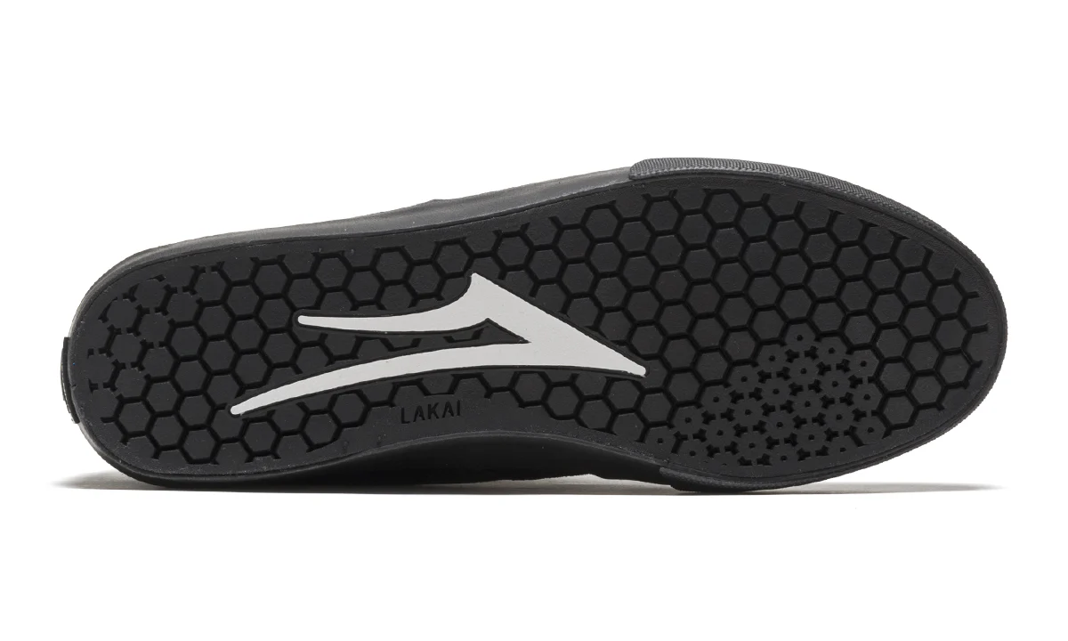 Lakai Skateboard Shoes Riley Hawk 3 Black/Black Suede - Image 4