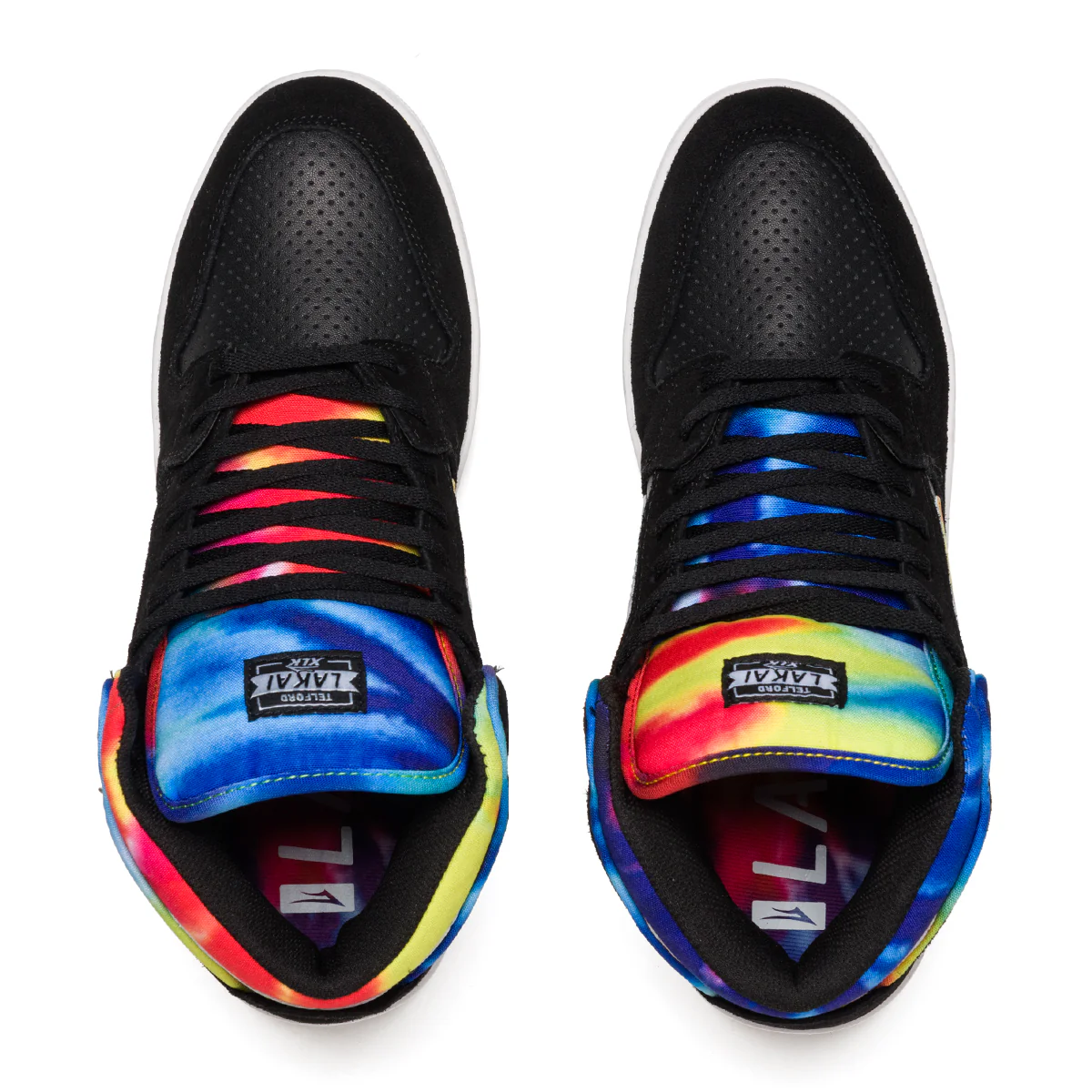 Lakai Skateboard Shoes Telford Black Tie Dye - Image 3
