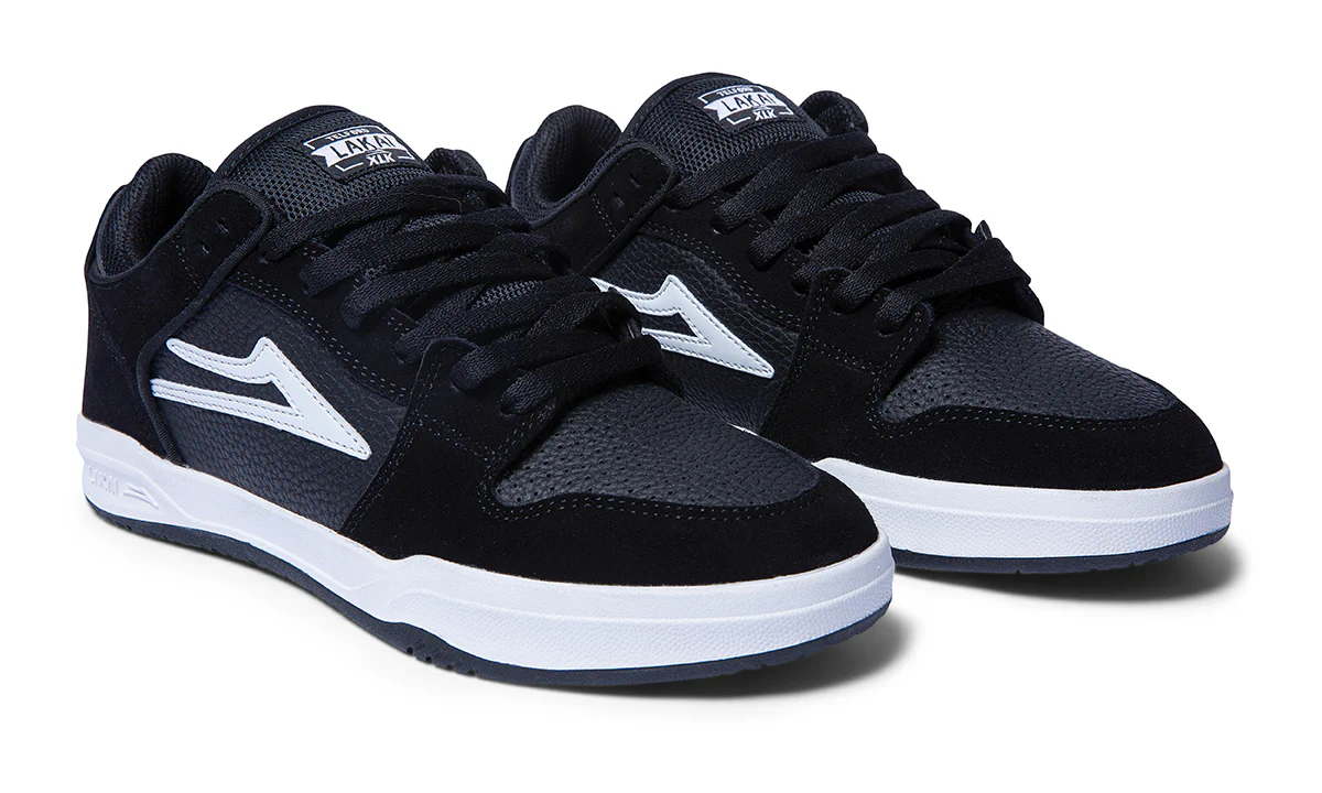 Lakai Skateboard Shoes Telford Low Black Suede - Image 2