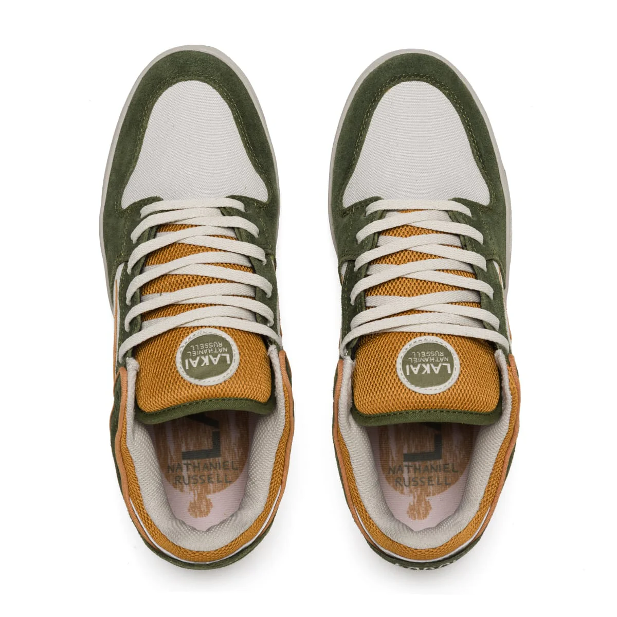 Lakai Skateboard Shoes Telford Low Earth Suede Nathanial Russel Guest Artist - Image 3