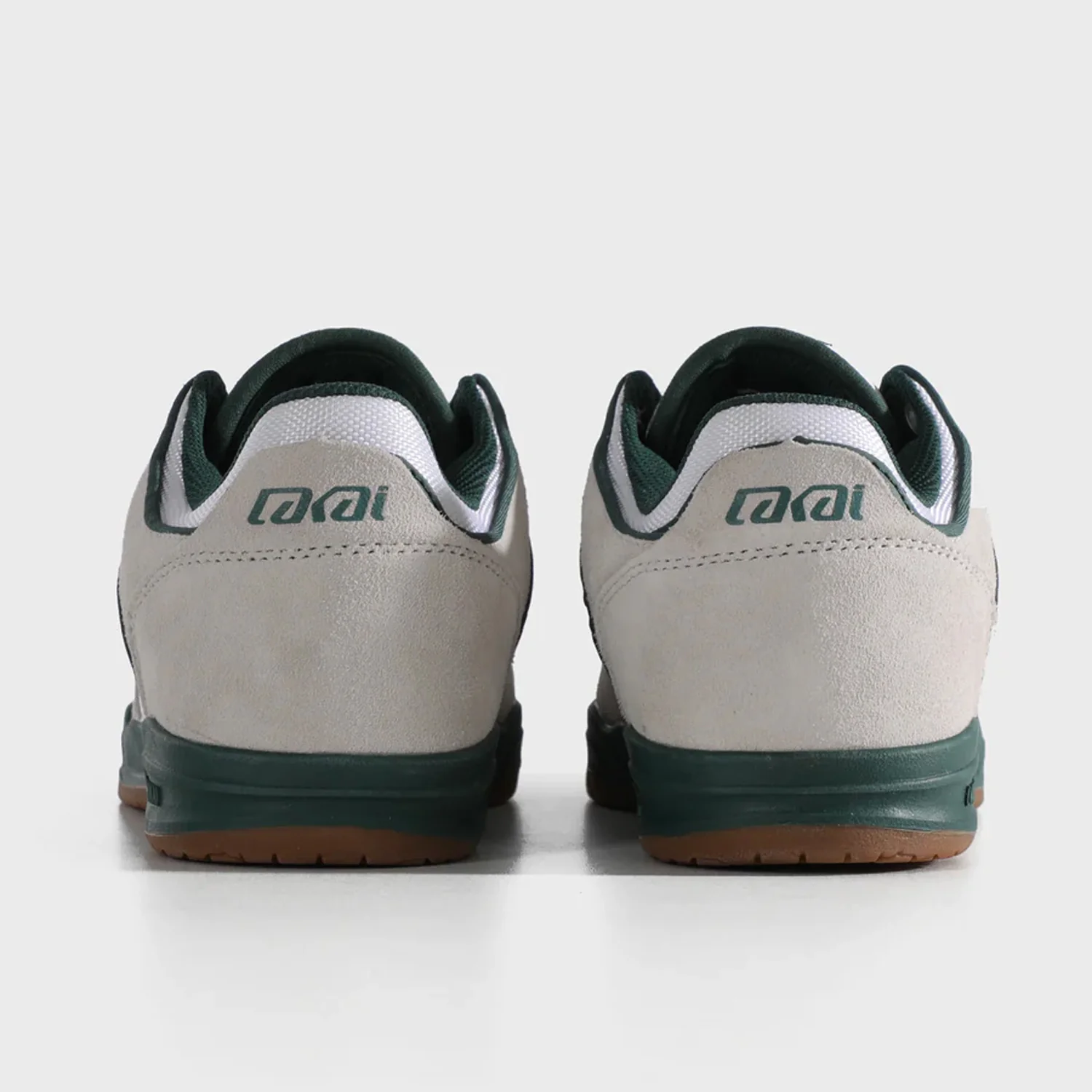 Lakai Skateboard Shoes Telford Low Elite White Suede Cordura Spruce - Image 4