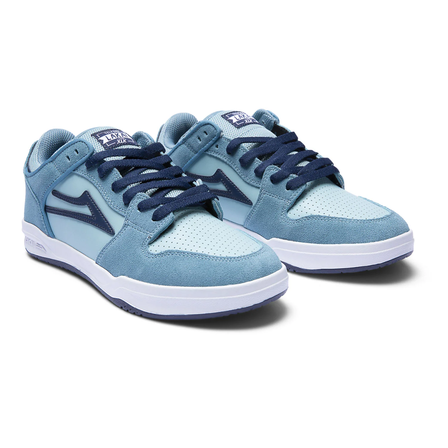 Lakai Skateboard Shoes Telford Low Light Blue Suede
