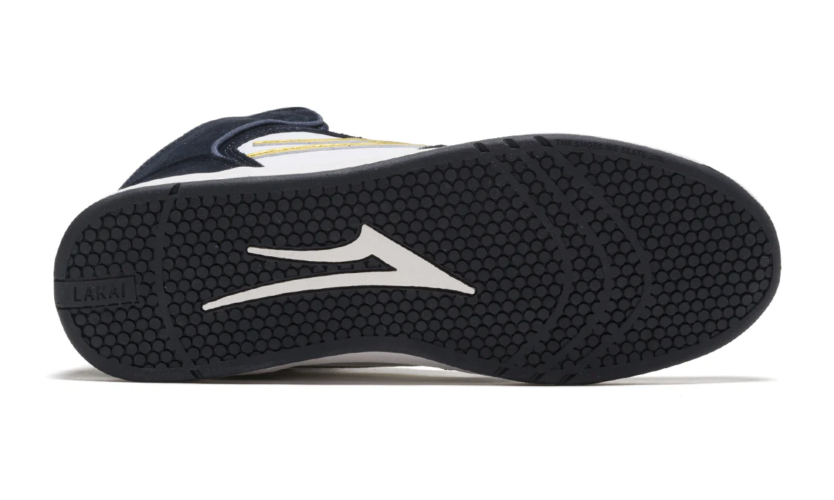 Lakai Skateboard Shoes Telford Navy/White Suede - Image 4