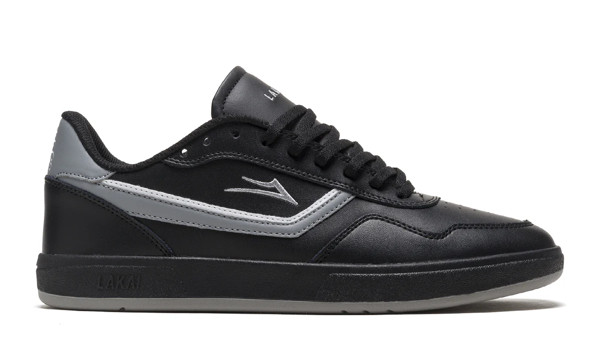 Lakai Skateboard Shoes Terrace Black/Black Leather - Image 2