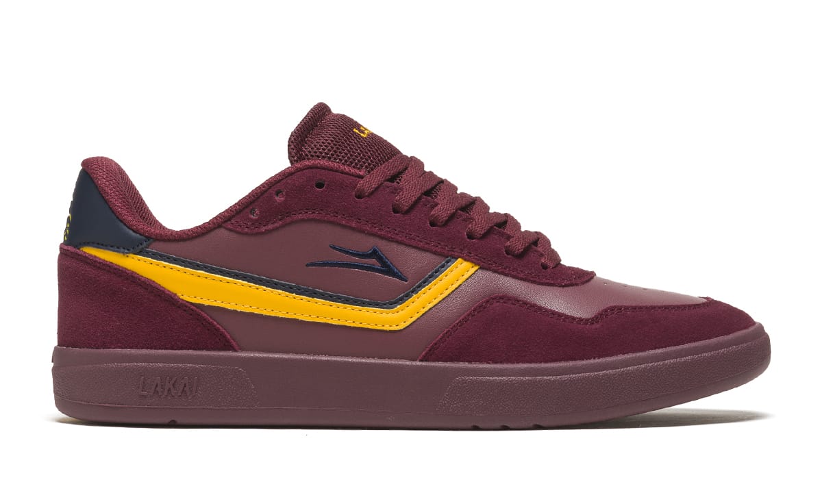 Lakai Skateboard Shoes Terrace Burgundy Suede - Image 2