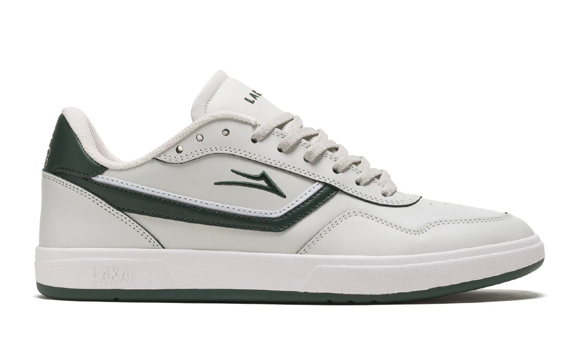 Lakai Skateboard Shoes Terrace Cream/Pine Leather - Image 2