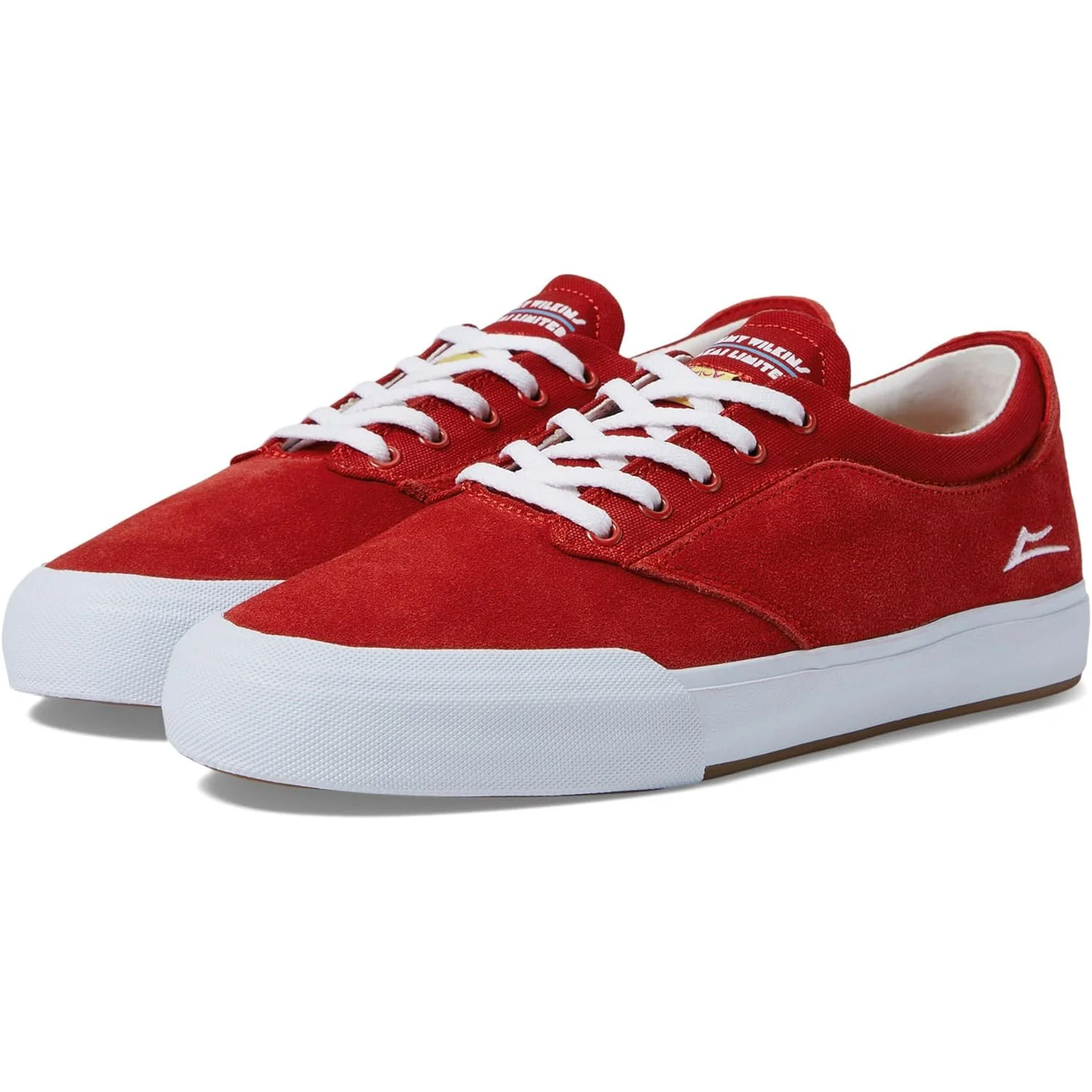 Lakai Skateboard Shoes Wilkins Red Suede - Image 2