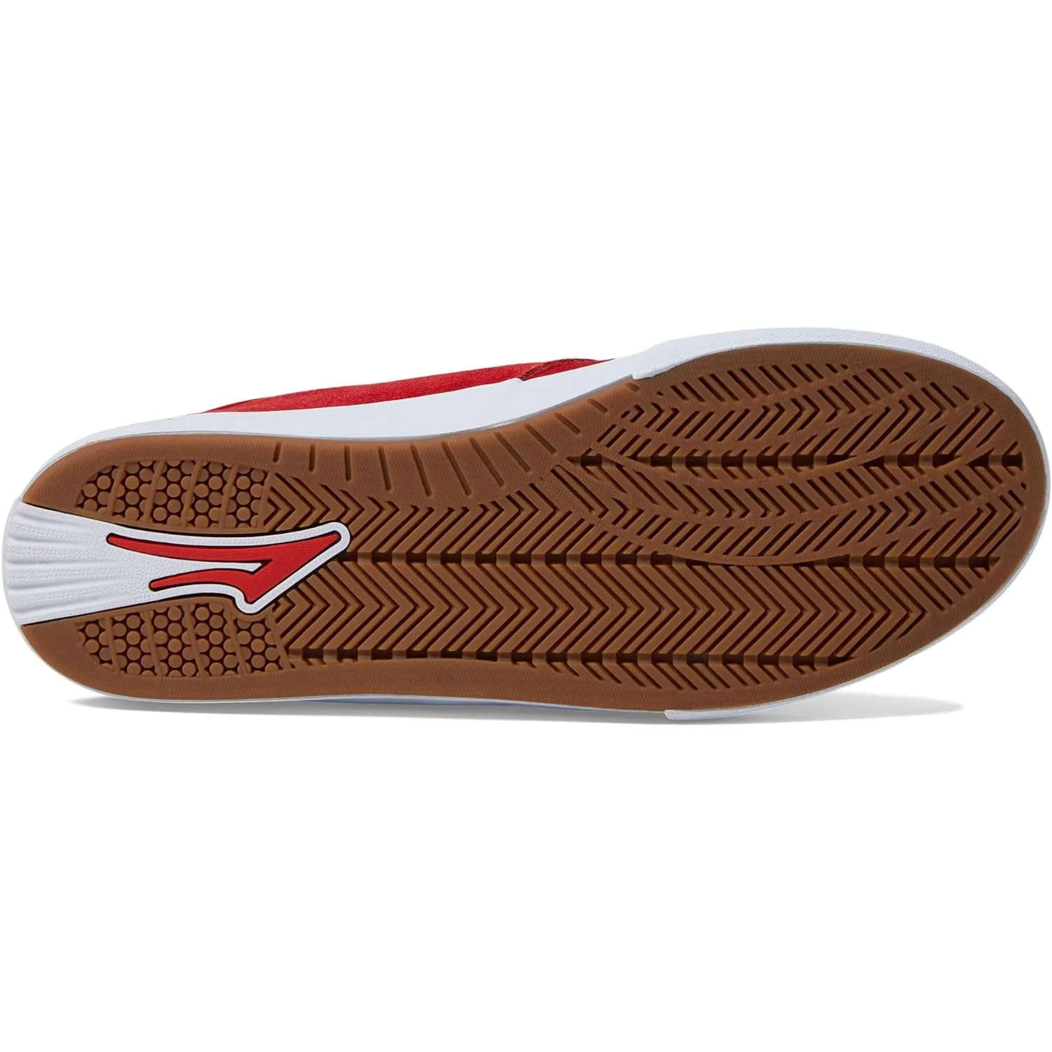 Lakai Skateboard Shoes Wilkins Red Suede - Image 4